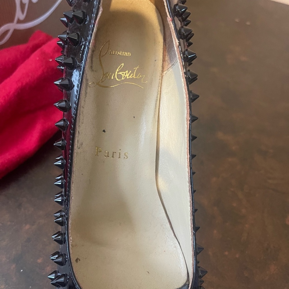 Christian Louboutin Louis Calf/Spike Shoe - Picture 8 of 10